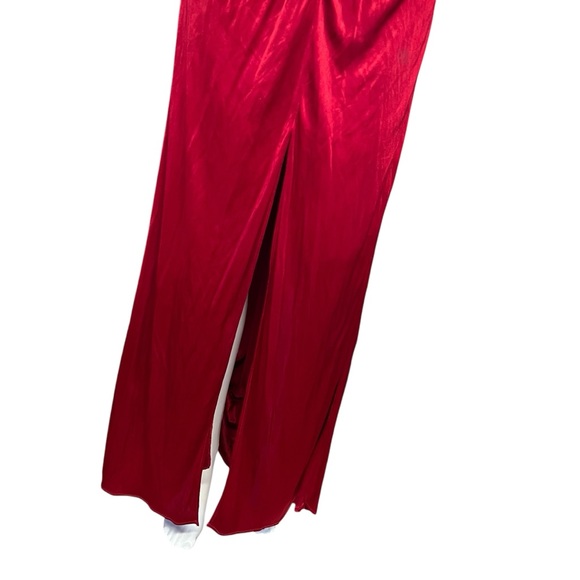 Masquerade - Women’s Jeweled Ruched Long Dress Sz. 5/6 - Picture 3 of 6